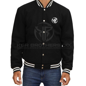 Hombres Varsity Jacket Premium Quality Fashion Letterman Bomber Jacket para Sports Club y Daily Streetwear - Product Image 3