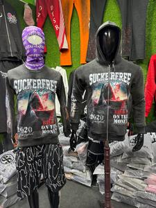 Unisex Pullover <b>Hoodie</b> Customized 100% Cotton <b>Black</b> High Quality Digital Printing Beaded Embroidered Design Winter OEM Service - Product Image 2