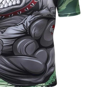 Protège-éruption professionnel personnalisé pour hommes séchage rapide avec votre propre logo de mode vêtements imprimés par sublimation en gros - Product Image 3