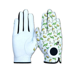 100% véritable Cabretta Standard Grade anti-dérapant cuir Durable haute qualité Premium peau de mouton matériaux gants de Golf en peau de mouton - Product Image 1