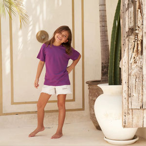 T-shirt à manches courtes pour enfants Ultifresh Kids Premium Casual, uni, 100% polyester, col rond, écologique, séchage rapide - Product Image 4