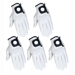 100% GUANTES DE Golf genuinos para hombres, partículas antideslizantes, Material de cuero transpirable, cómodos, piel de oveja suave, compatibles con deportes - Product Image 3