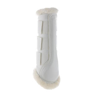 Protection des jambes, bottes de brossage pour chevaux, néoprène/cuir, équipement équestre durable de haute qualité - Product Image 4