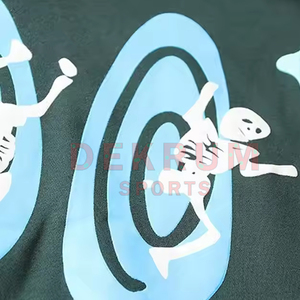 Nouveau modèle de sweats à capuche personnalisés avec impression bouffante pour hommes, vêtements décontractés à manches longues pour hommes, sweats à capuche avec impression bouffante - Product Image 4
