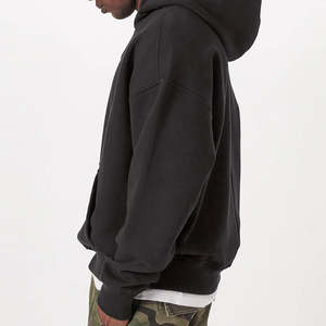 Prix usine sweats à capuche en coton 460 GSM sweats lourds en gros doux confortables sweats chauds - Product Image 2