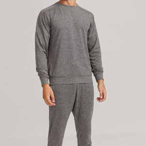 Traje de sudor de talla XXL para hombre hecho a medida 2024, ropa de invierno deportiva de alta calidad, conjuntos ecológicos sólidos transpirables de manga larga - Product Image 4