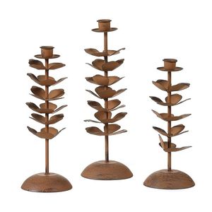Lot de 3 bougeoirs faits à la main en métal doré Style royal de luxe Ins Design Cylindrique unique Décoration de Noël Autres bougies - Product Image 4