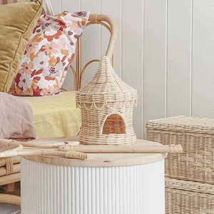 Tienda de circo de ratán natural tejida a mano al mejor precio con tapa grande extraíble personalizada por Viet Fargimex - Product Image 6