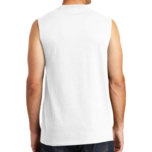 La última camiseta sin mangas Deportes Correr Hombres Gimnasio Camiseta sin mangas de algodón Personalizada - Product Image 2