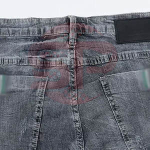Pantalones cortos vaqueros personalizados de nuevo diseño, pantalones vaqueros de alta calidad hechos a medida para hombre - Product Image 3