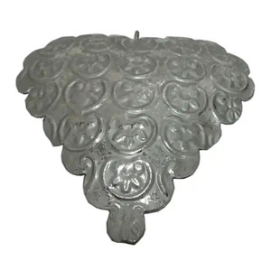 Últimos adornos decorativos de plata de hierro colgante corazón Navidad adornos decorativos para la venta hechos a mano personalizados - Product Image 5