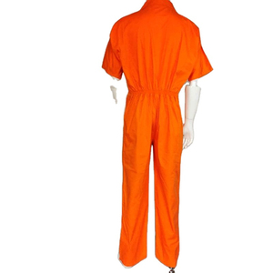 Overol de Trabajo de Lona de Algodón Naranja para Hombre, Transpirable, con Certificación CE, de Alta Calidad y en Oferta - Product Image 3