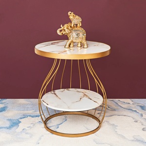 New Square Shape Luxury Side <b>Table</b> with Marble Top Modern Marble coffee <b>table</b> modern luxury marble <b>table</b> <b>round</b> marble center - Product Image 3