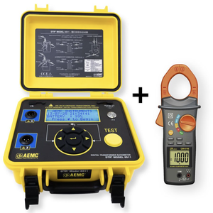 Ratiómetro Digital de Transformadores de Alta Precisión DTR-8511 - Kit de Valor TTR con Amperímetro de Pinza 1000AC Gratis - Product Image 1