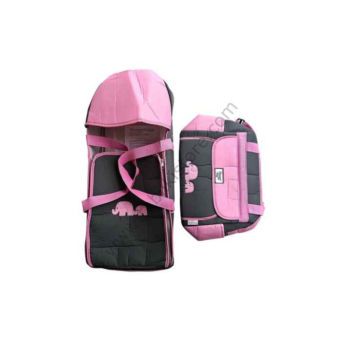 Nenny Baby Baby Carrying Set (Carrycot, Care Bag) - Pink