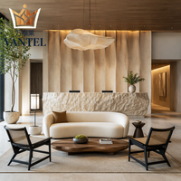 Vantel Luxus-Hotelmöbel für Gewerbe mit Lobby-Empfangssofa, Loungesessel, Couchtisch, Maßgeschneiderte Lösungen