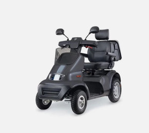 AfikimS AfiscooterS S4 Full Size <b>Mobility</b> <b>Scooters</b> 4-<b>Wheel</b> Dark Grey - Product Image 1