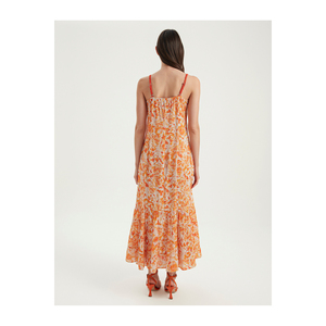 Đầm Xòe Họa Tiết Hoa Đầm viscose pha trộn treo kol Tipi - Product Image 5