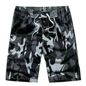 Shorts de bain décontractés personnalisés pour hommes, imprimé camouflage, séchage rapide, pour l'été, la plage et le surf, en tissu Oxford écologique avec logo – Vente en gros - Product Image 2