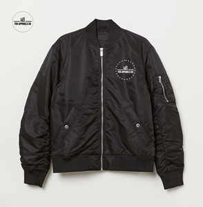 OEM Custom High Quality Oversize Quilted Cropped Goose Padded Bomber Jacket Winter Puffer for Plus Size Men Fabric Material - Product Image 3