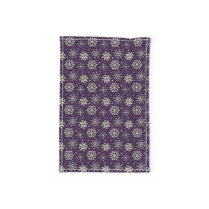 Toallas de golf modernas 100% algodón bordado tejido púrpura abstracto ligero hecho a mano ISO 9001 verificado a granel MOQ disponible - Product Image 1