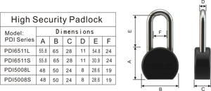 Vente chaude en 2024 Cadenas à clé robuste de résistance industrielle pour la sécurité des portes et des hangars - Product Image 6