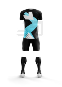 Football Team Match Uniform Breathable Lightweight 100% Polyester Soccer Jersey Shorts Set Custom Team Name for Clubs Academies - Product Image 1