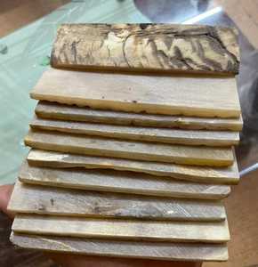 Escala de cuchillo de acero al carbono natural de la mejor calidad al por mayor Placa de cuerno de oveja con escala de cuerno de carnero diseño sin pulir - Product Image 4