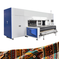 Machine d'impression numérique textile à grande vitesse à 36 têtes, tapis, couvertures, production à grande échelle