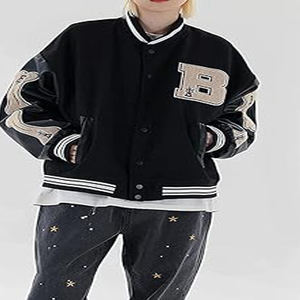 Wholesale Trendy Streetwear Varsity Jacket Comfortable <b>Quilted</b> Design Fashion Forward Casual Outerwear With Modern - Product Image 2