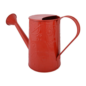 Bidon d'eau en fer fait main enduit de poudre bleue fini style moderne arrosoir en métal design tendance à la mode - Product Image 2