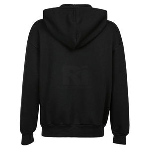 Sudadera Corta Personalizada con Logotipo OEM, Estampado Completo, Pedrería, Tejido Grueso de 500 GSM - Product Image 2