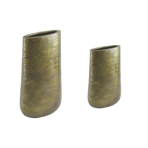 Luxury Homes Aluminum Flower <b>Vases</b> Metal gold color High Quality Best Selling <b>Vases</b> Home Decorative Premium Quality <b>Vases</b> - Product Image 1
