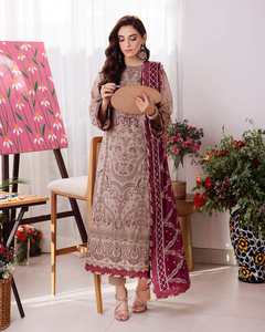 Vestido Formal de Trabajo para Mujer, Moderno, de Excelente Calidad, Último Modelo 2025-2026, Salwar Kameez de Algodón para Fiesta 01191 - Product Image 4