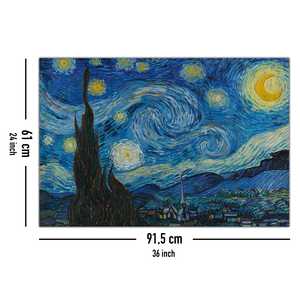Affiche sur toile La Nuit étoilée de Vincent Van Gogh, design moderne pour décoration murale - Product Image 2