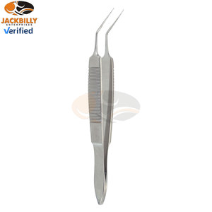 Instruments chirurgicaux ophtalmiques en acier inoxydable réutilisables, forceps manuels de capsulorhexis Utrata pour la chirurgie oculaire - Product Image 2