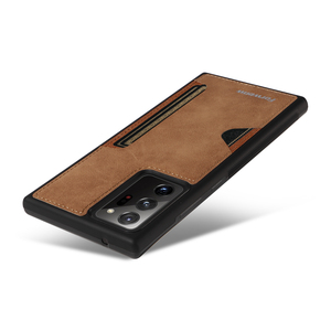 เคสกระเป๋าสตางค์แบบฝาพับหนัง PU สุดหรูสำหรับ Samsung Note 20ที่มีฝาปิดแม่เหล็กทนทานเป็นพิเศษพร้อมช่องเสียบบัตรและมีขาตั้ง - Product Image 6