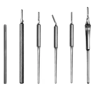 round knurled scalpel handle 12cm kaye round scalpel handle 15cm blade size 10 corwin round scalpel handle 14.5cm