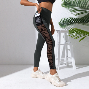 Premium Printed Pocket Yoga Legging OEM Service <b>Women's</b> High Elastic Waist Yoga Leggings Pant Gym Fitness Wear Seamless <b>Tights</b> - Product Image 6