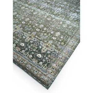 Viscaya Green Hand Knotted <b>Wool</b> Afghan Rugs Large Area 9x12 Enm-8013 for Home Living Room Hallway Medallion Pattern Handmade - Product Image 2