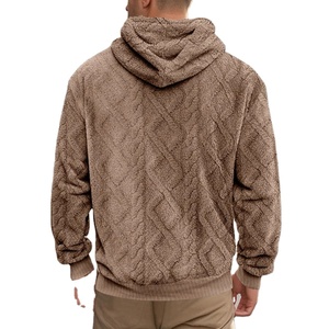 Venta al por mayor de sudaderas con cremallera completa para hombre de talla grande 100% algodón Puff impreso logotipo frontal ecológico para hombres y mujeres de invierno teñido liso - Product Image 2
