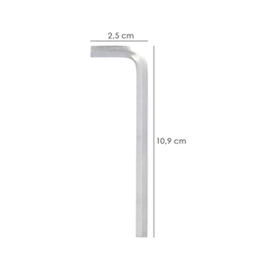 Chiave Allen Lunga in Acciaio Cromo Vanadio Professionale 4,5 mm - Product Image 2