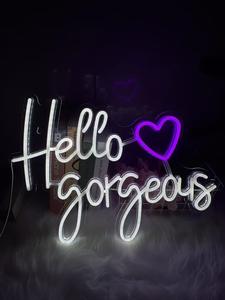 Sinal de néon LED personalizado para Cafe Bar Restaurant-atraente tabuleta aberta com corrente rotativa, logotipo iluminado 3D - Product Image 5