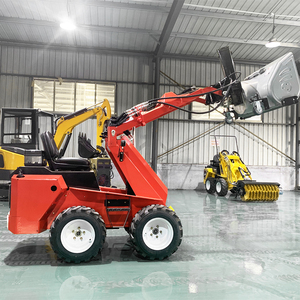 DIG-BOY CE Certified Diesel Engine Powered <strong>Compact</strong> Seated Cheap Mini Skid Steer Front Loader Fully Hydraulic System 4x4 Wheel - Product Image 3