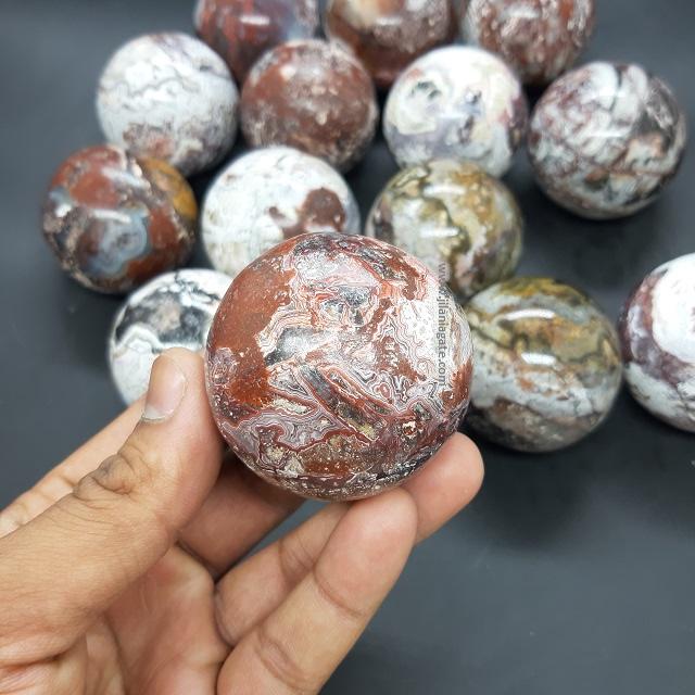 Mexico Red Crazy Lace Agate