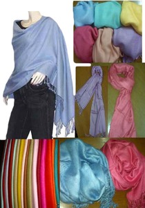 Lightweight Traditional Cashmere <b>Pashmina</b> <b>Scarves</b> and Shawls Winter Hijabs for Adults - Product Image 6