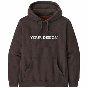 Sweat à capuche oversize pour homme en coton épais 100 % imprimé sur mesure, coupe-vent, respirant, écoresponsable, avec cordon de serrage - Product Image 2