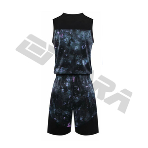 Uniformes de basket-ball personnalisables en gros, uniformes de basket-ball pour hommes, bleu et noir, style streetwear, équipe sportive, style powermax - Product Image 6