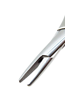 ที่จับเข็มแบบมือจับ Mathieu ขนาด 14 ซม. คีมจับแบบใช้มือ เครื่องมือทันตกรรมมาตรฐานสำหรับการจัดฟัน เครื่องมือผ่าตัด ใช้ซ้ำได้ เกรด A+ รับประกัน 1 ปี - Product Image 2