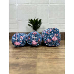 Quilted Bohemian for Toiletry & <b>Makeup</b> Bag with Tassel Pattern Zipper Closure Foldable Feature Block Print <b>Case</b> for <b>Makeup</b> - Product Image 2